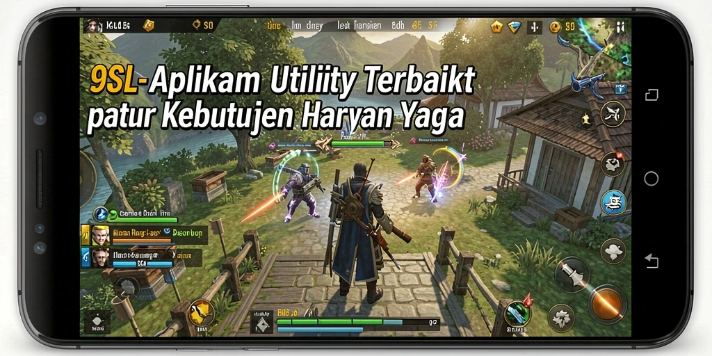 Tampilan antarmuka utama 9SL dengan berbagai fitur Utility.