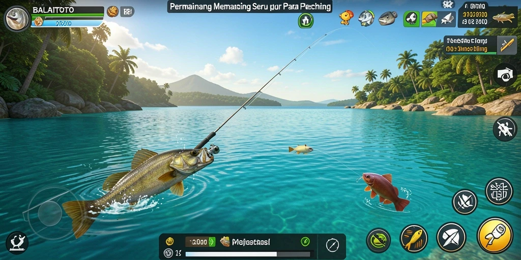 Tangkapan ikan besar di BALAITOTO dengan grafis yang memukau.