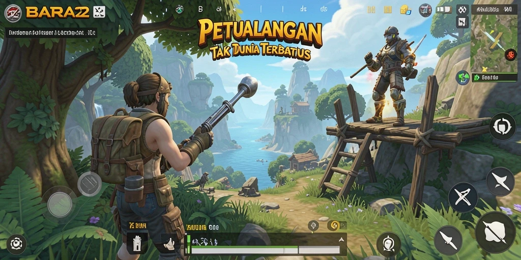 Gameplay seru di dunia terbuka BARA22