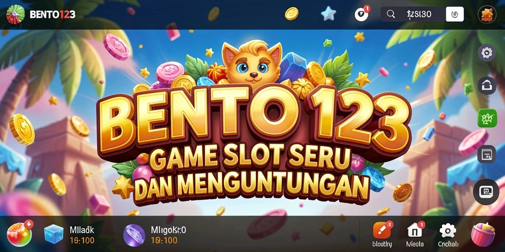 Tampilan gameplay BENTO123 yang penuh warna dan menarik.