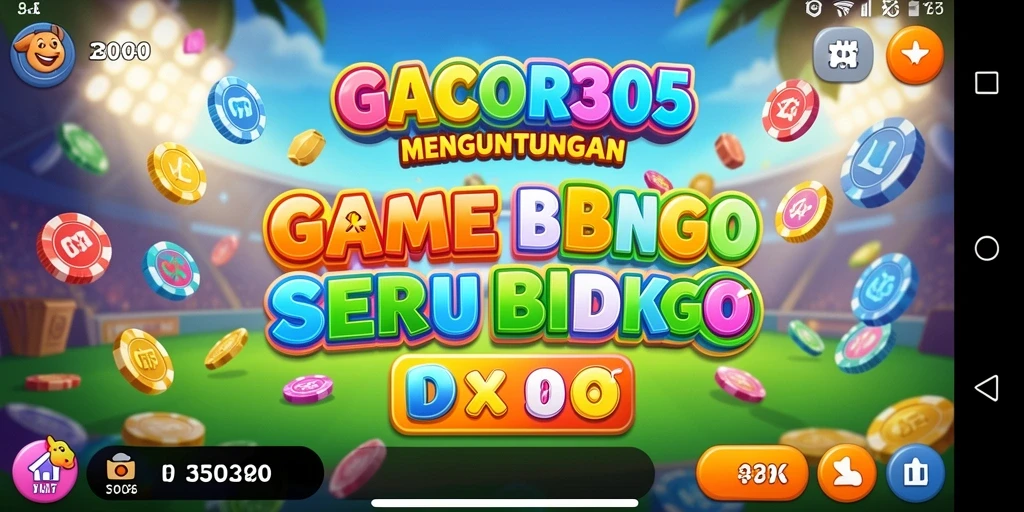 Tampilan utama GACOR305 menampilkan permainan Bingo yang seru dan interaktif.