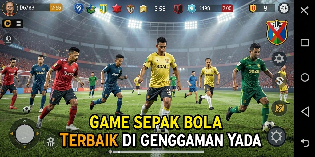Tampilan gameplay seru dalam ID6788 saat pemain beraksi di lapangan.