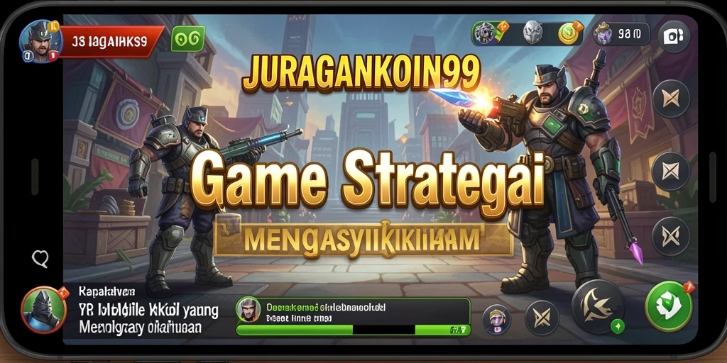 Screenshot gameplay JURAGANKOIN99 menunjukkan tindakan pertempuran yang intens.