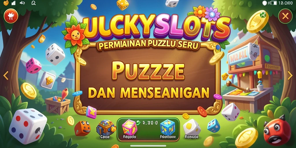 Tampilan gameplay seru dan menantang dari LUCKYSLOTS.