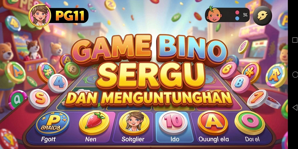 Tampilan utama PG11 menampilkan gameplay Bingo yang mengasyikkan.
