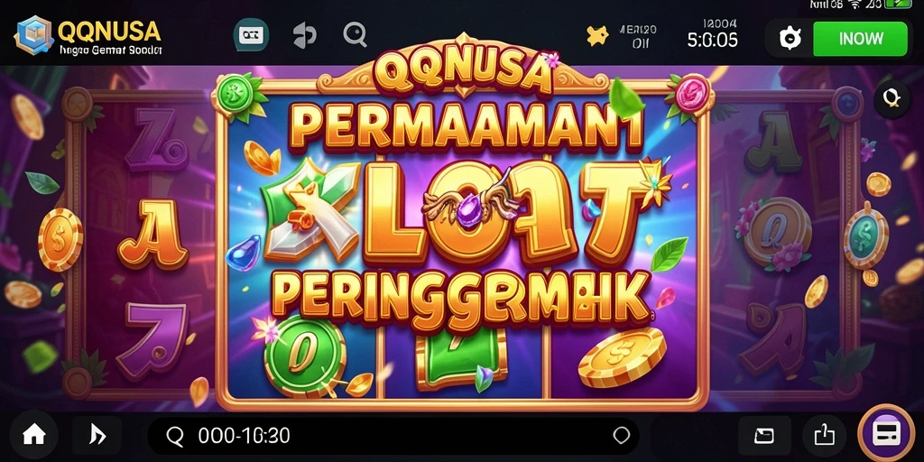Tampilan permainan slot yang menarik di QQNUSA.