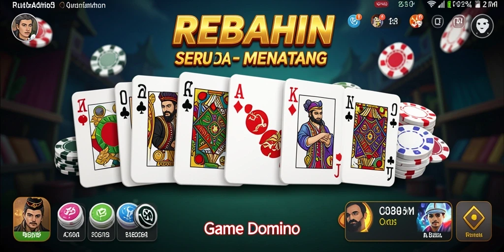Tampilan gameplay menarik dari REBAHIN yang penuh warna.