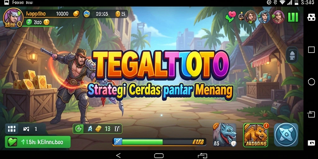 Tampilan gameplay TEGALTOTO yang mendebarkan dengan taktik penuh strategi.