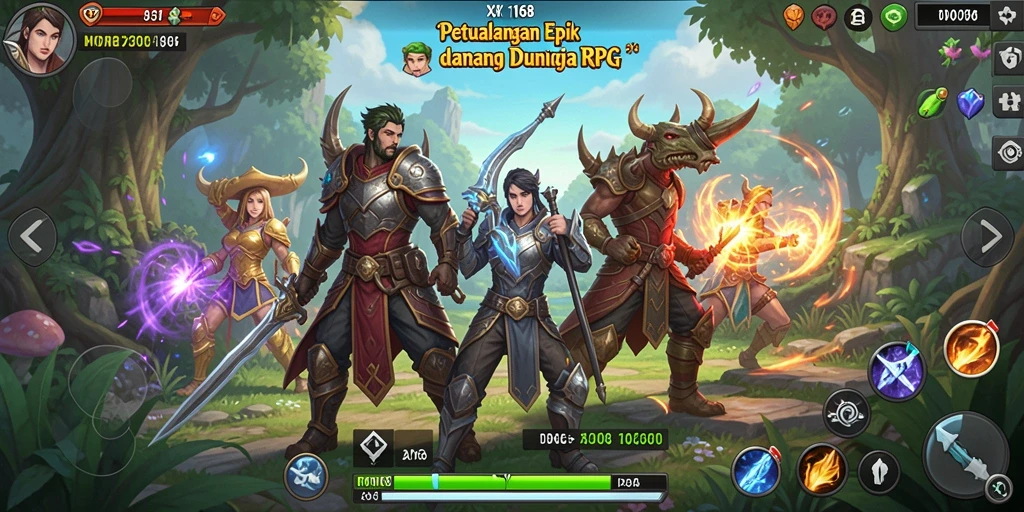 Screenshot gameplay X168 yang menampilkan aksi pertarungan epik.