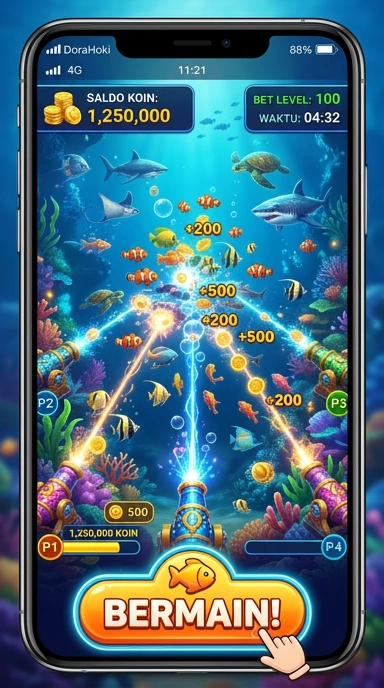 Screenshot fitur pencarian di dorahoki yang memudahkan pengguna menemukan aplikasi.